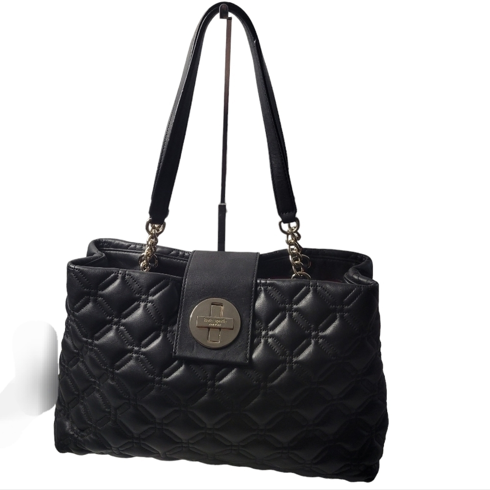 Kate Spade Astor Court Elena Quilted Leather Shoulder Bag EUC